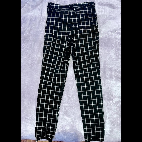 Plaid skinny pants - Picture 3 of 3